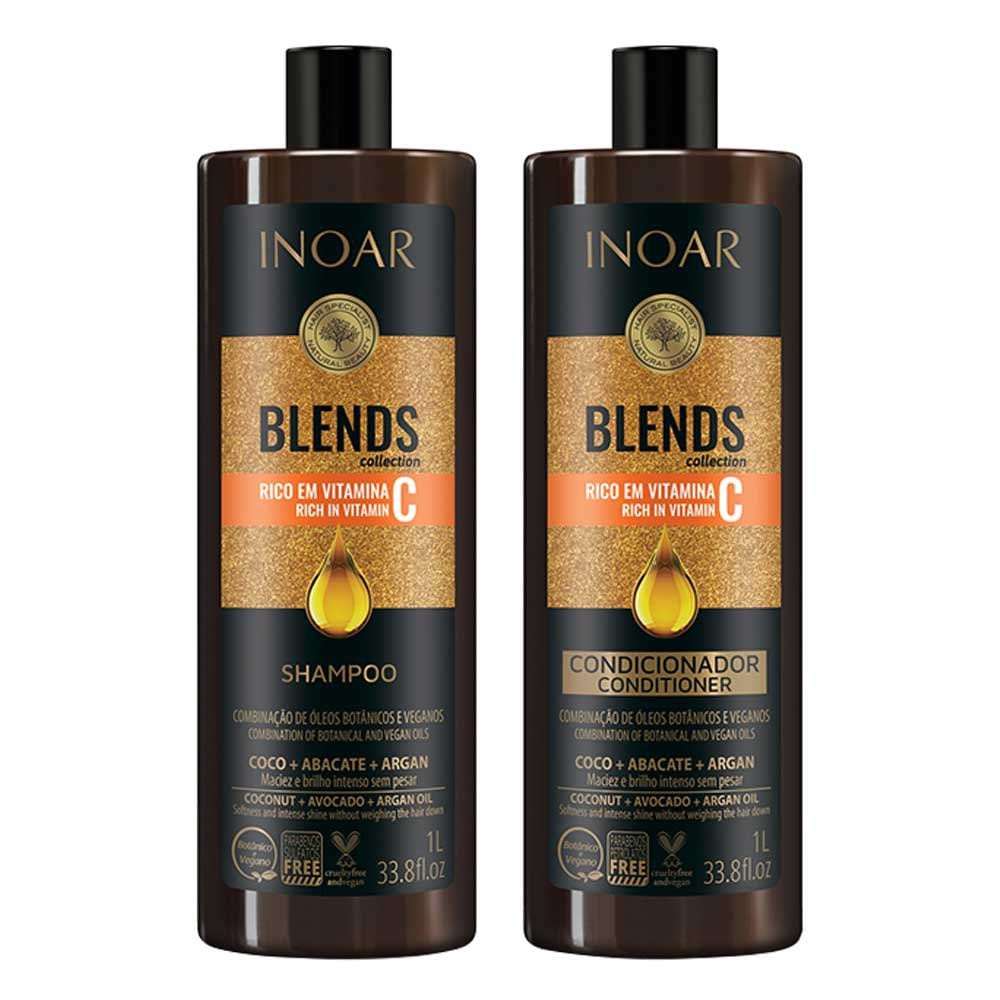 Kit Inoar Blends Vitamina C Shampoo E Condicionador 1000ml - Desconto ...