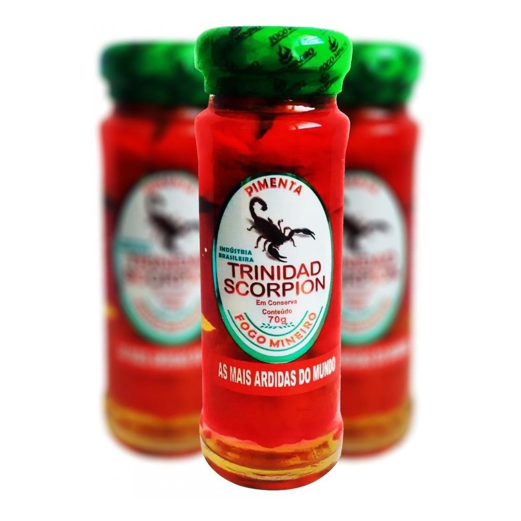 Kit Com Pimenta Trinidad Scorpion Fogo Mineiro Shopee Brasil