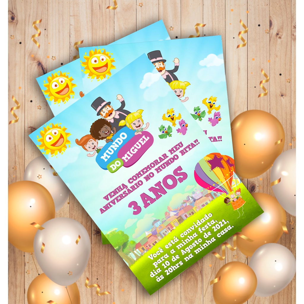 Convites Personalizados de Aniversário - Celebrações Únicas e Especiais ...