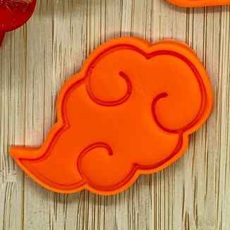 cloud naruto akatsuki cookie cutter - cortador de galletas de nube de naruto