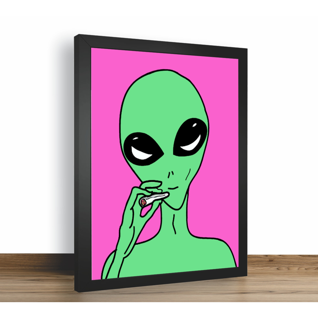 Quadro decorativo Poster Filme Alien Desenho Arte alienigena com o Melhor  Preço é no Zoom