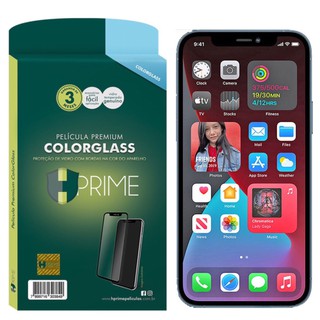 Película Hprime iPhone 12 Pro Max Colorglass Fosca Hd Gamer