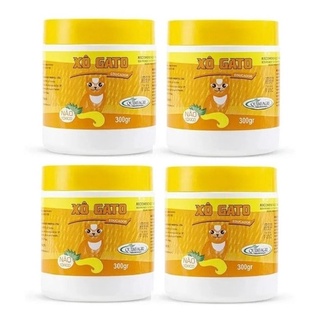 Xo Gato Granulado 300g - Educador Repelente Olfativo para Gatos combo 4 unid.