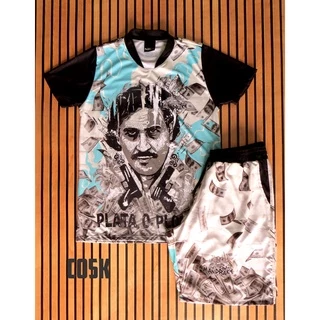 Kit Império Mandrake Cria de Quebrada Favela Camiseta + Bermuda Cod 05