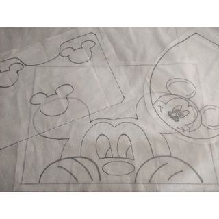 Molde kit jogo de banheiro Mickey