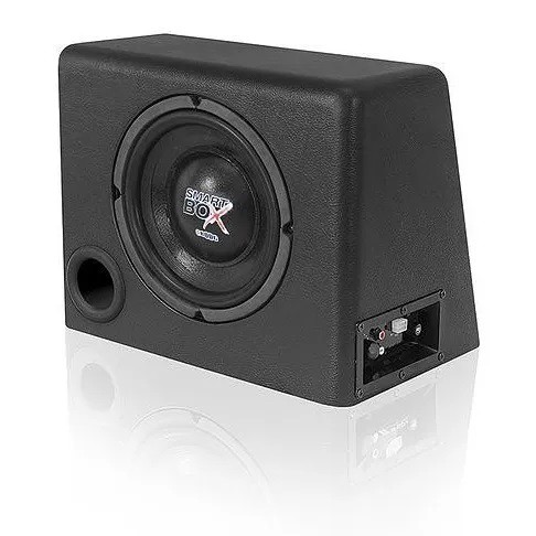 Caixa Amplificada Boog Dutada Subwoofer 8 Polegadas 200 Watts RMS Ativa Entrada RCA ou Fio E Regulagem de Grave