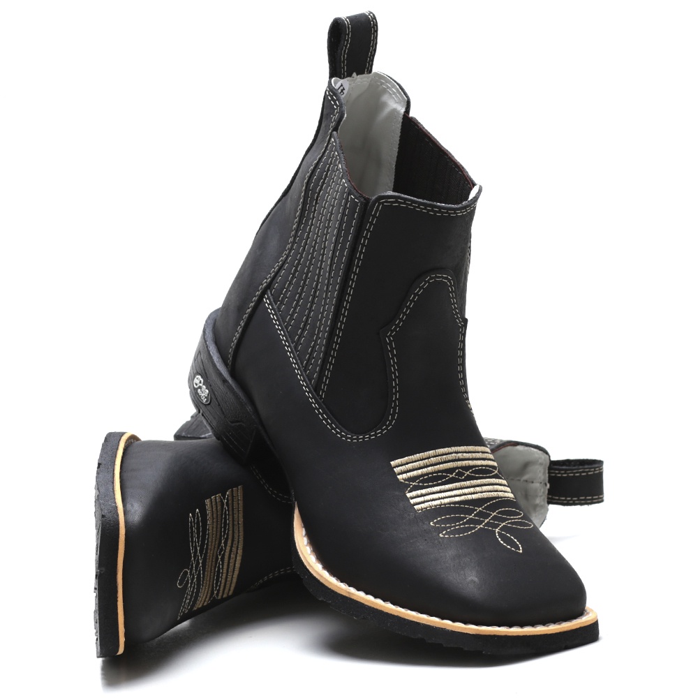 Bota Texana Bota Masculina Cavalgada Bota Cavalgada Cano Alto