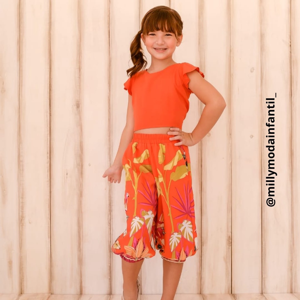 Calça store pantacourt infantil