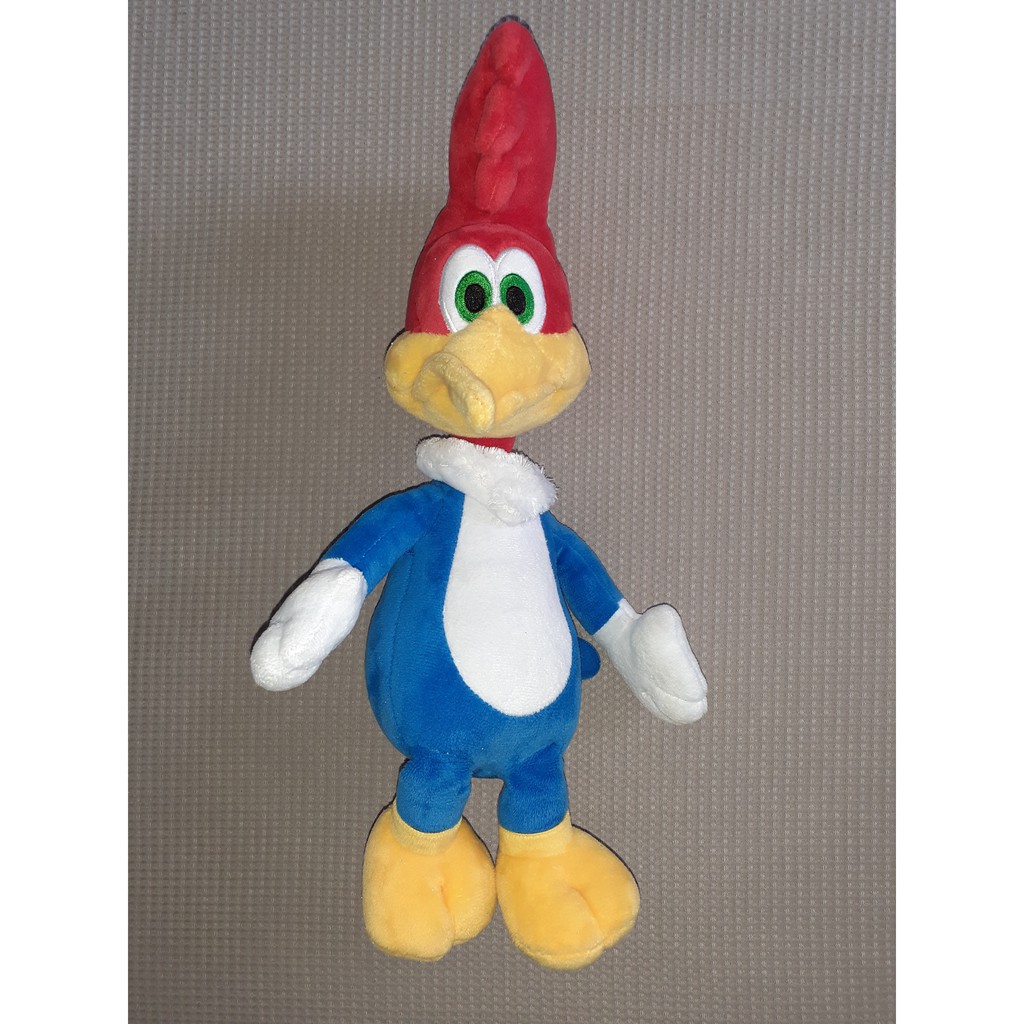 Pica pau de pelúcia 30cm, marca DTC.