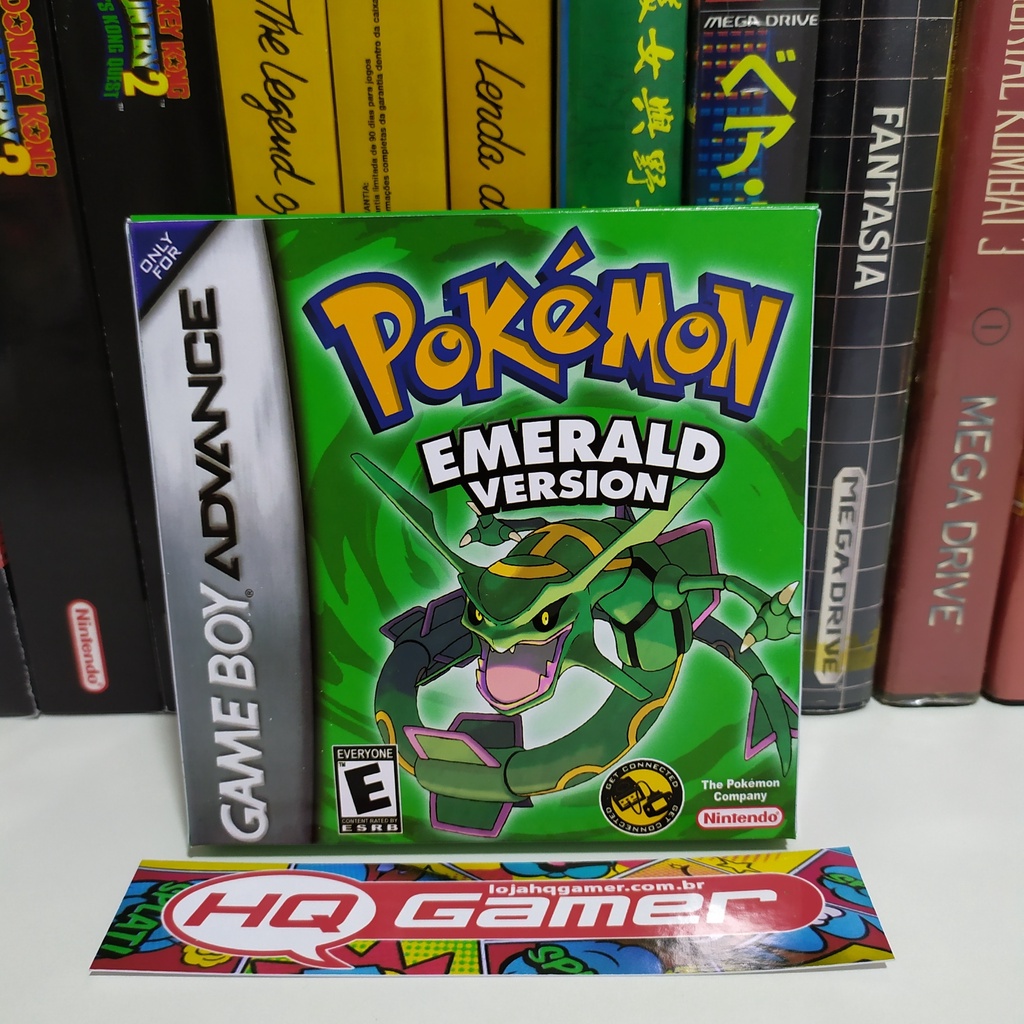 Pokémon Emerald - Box do Jogo (Nintendo Game Boy Advance)