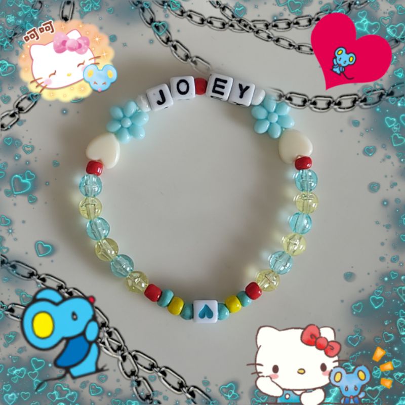 Pulseira Keroppi / Personagens Sanrio (Hello Kitty)