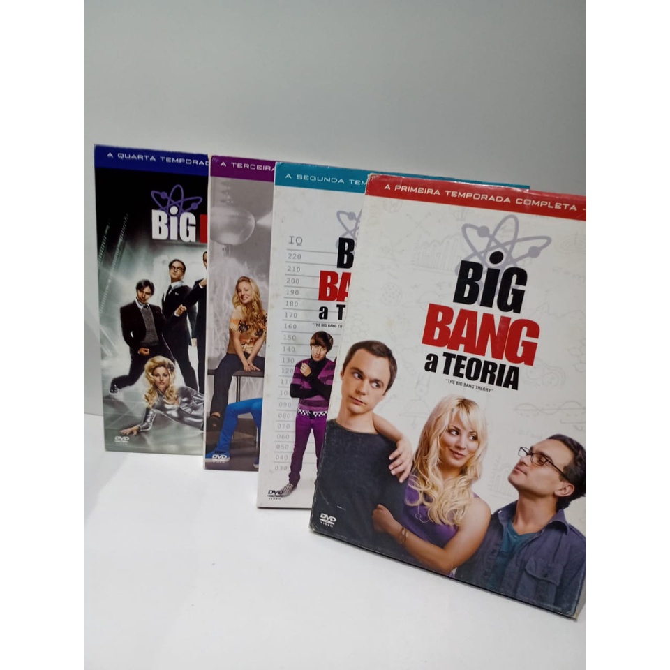 DVDs The Big Bang Theory - 3 e 4 Temporada | Shopee Brasil