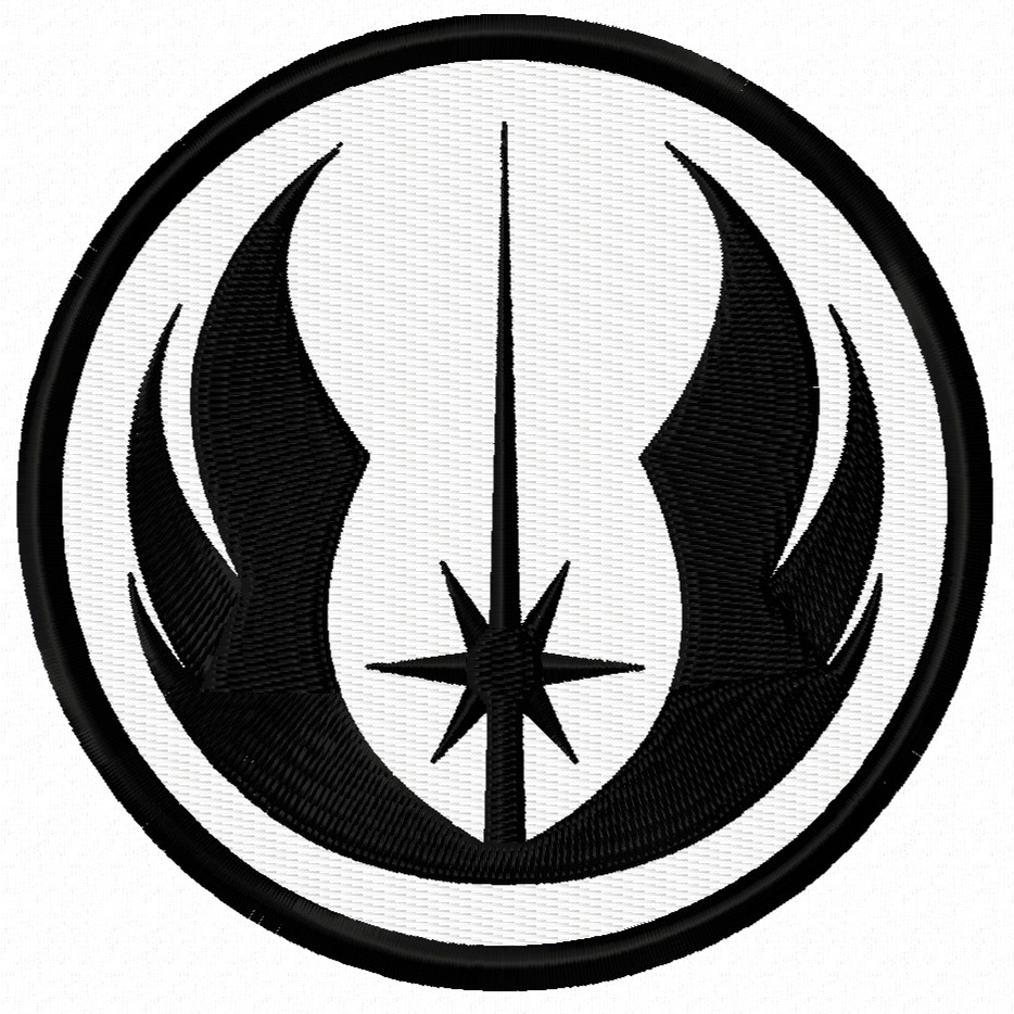 Patch Bordado ORDEM JEDI_90X90