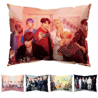 Bts Fronha Longa Única Face Padrão 50x30cm Travesseiro Capa De Almofada