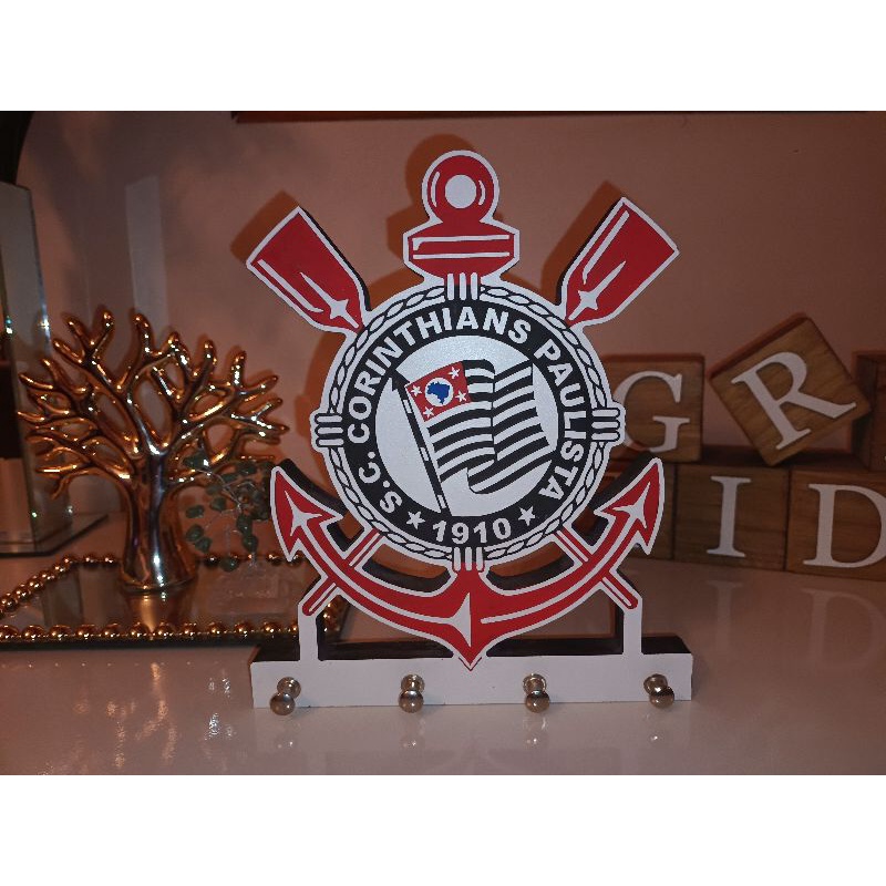 Porta chaves corinthians