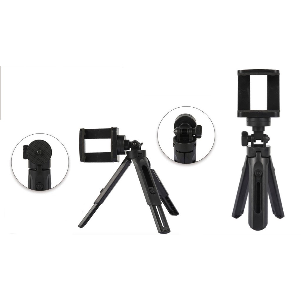 Tripé TriPod Support para Câmeras Celulares Vertical E Horizontal