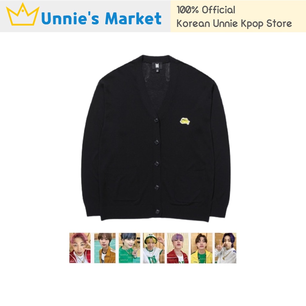 BTS Butter カーディガン ＆In the SOOP 2 フォトカード BTS BUTTER Official Merch Cardigan(Black) S-M / L-XL + Photocard