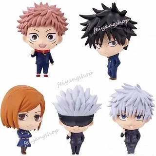 5 Pieces Set Jujutsu Kaisen Figura Ryomen Sukuna Yuji Itadori Fushiguro Megumi Gojo Satoru