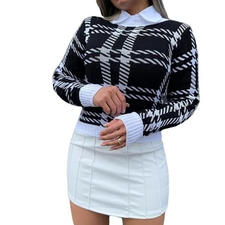 Blusa Feminina De Tricô inverno