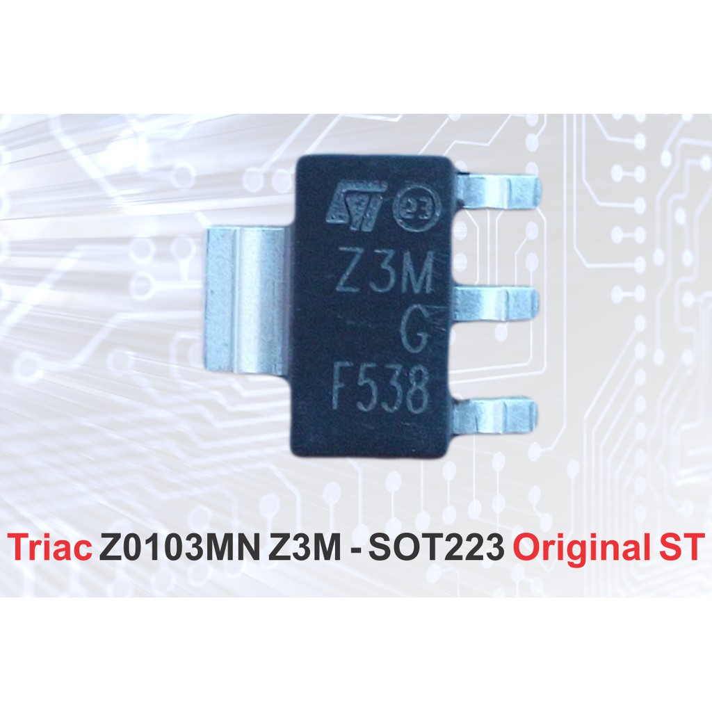 Triac Z3m - Sçr - Smd Z0103mn - Z3m - Z0103 - 0103 M Sot223 - Triac Z3m ...
