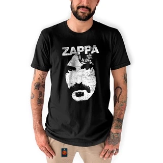 Camiseta Masculina Frank Zappa Rock Camisa Blusa Música Algodão Silk-Screen