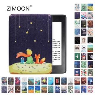 Pintado Slimshell Caso Inteligente Para Kindle Paperwhite 10th PQ94WIF 2018 Lançado Premium Leve PU Capa De Couro Magnética Com Auto Sleep/wake up
