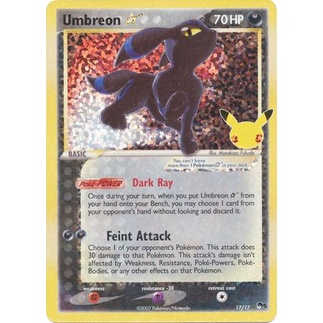 Umbreon Star - Celebrações 25 Anos | Shopee Brasil