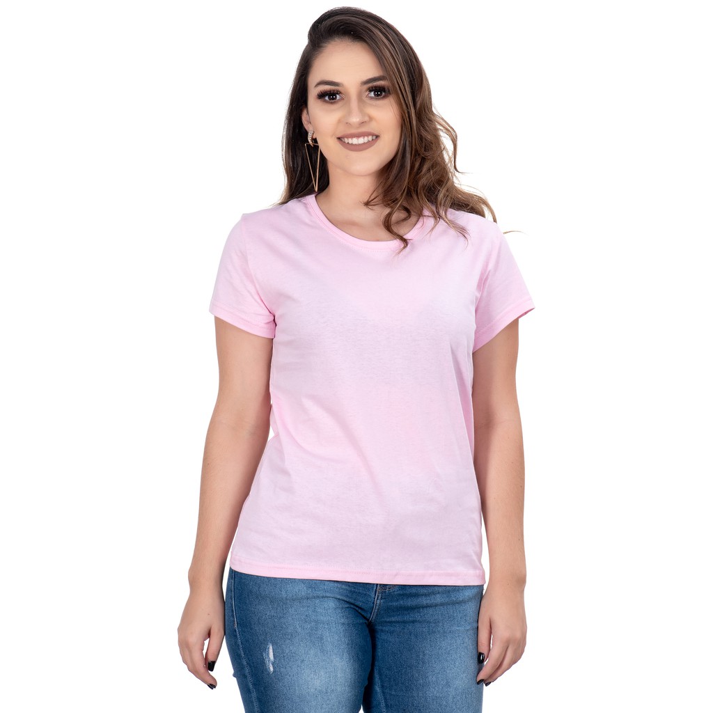 Camisa simples hot sale feminina