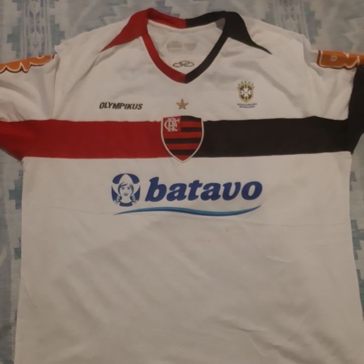 Camisa flamengo 2024 olympikus branca