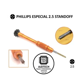 Chave Phillips Especial 2.5 Standoff 2.5 Abre Parafuso Placa iPhone