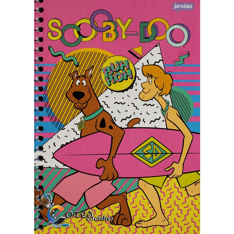 Caderno Espiral 1/4 Scooby-doo - Jandaia | Shopee Brasil