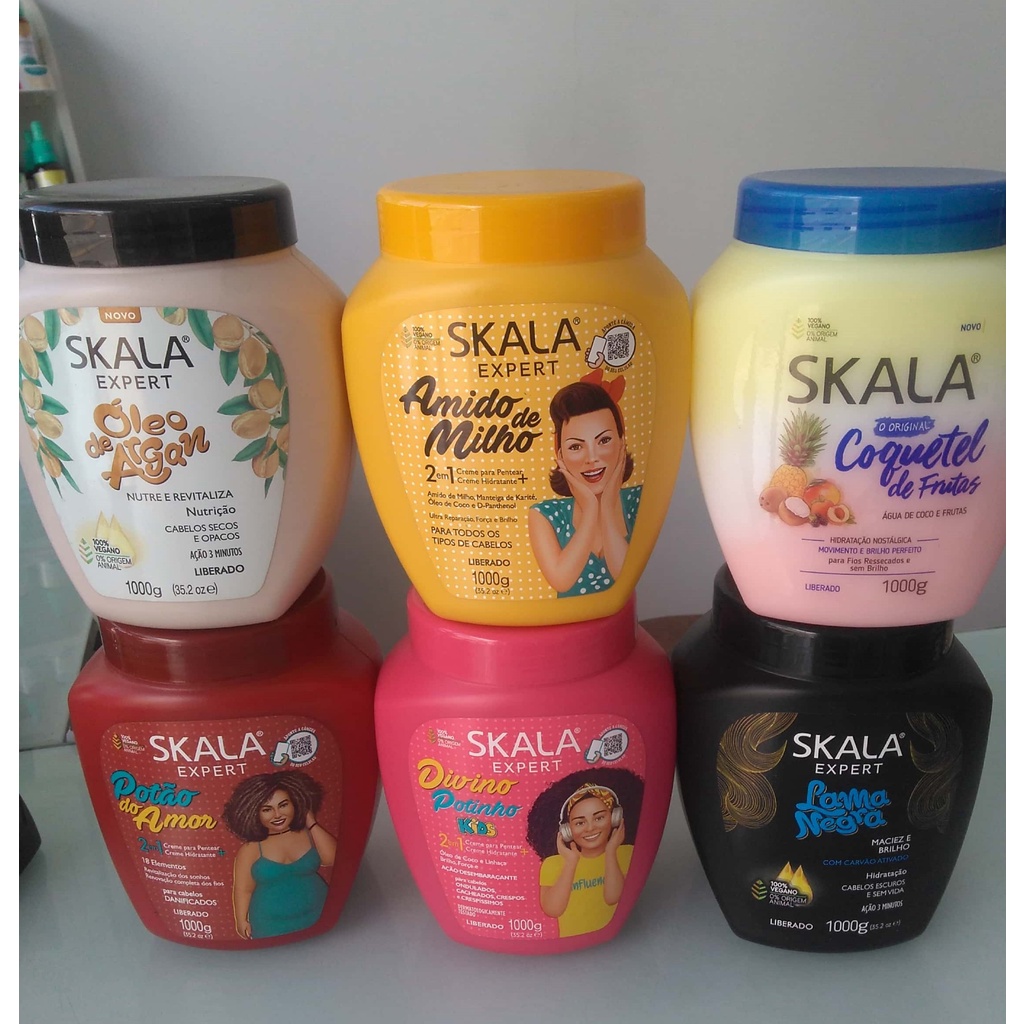 Creme De Tratamento Skala Kg Variados Shopee Brasil