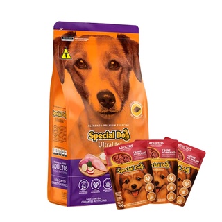 Ração Cães Special Dog Ultralife Raças Pequenas Cães Adultos Frango E Arroz 15kg + Sachês