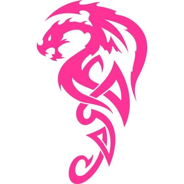 sticker adesivo adesivi tuning dragone tribale auto tribal jdm ying