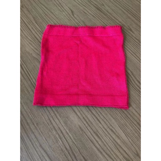 Top faixa tricot modal cropped trico tomara que caia liso e colorido