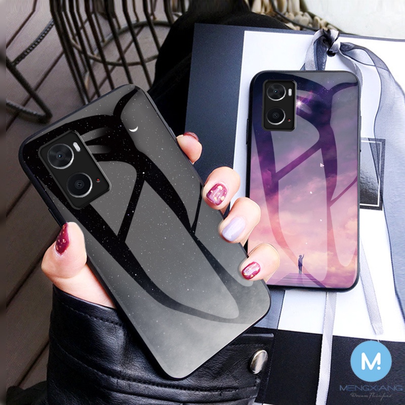 Capa Protetora De Vidro Céu Estrelado Para Samsung Galaxy A02S A12 A21S A42 A51 A52 A72 A21 A31 A51 A71 A11 M11