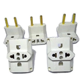 Adaptador De Tomada Benjamin Te Kit 100 peças Pino Plug