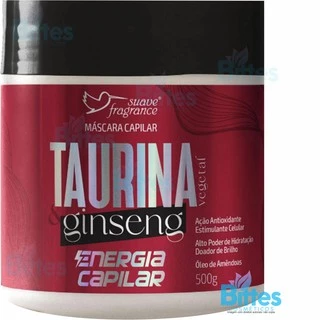 Máscara Taurina Ginseng Vegetal Suave Fragrance Cosméticos Rejuvenescimento Capilar