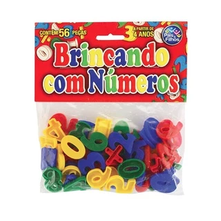 Brincando com Números 56 Peças 4743 - Pais E Filhos