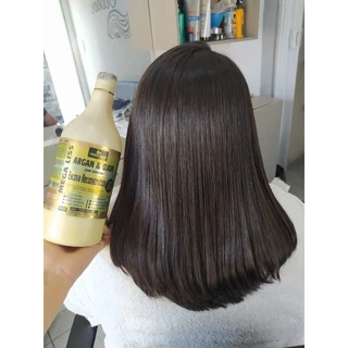 Megatrat Progressiva orgânica sem formol Megaliss Argan e Ojon 1 Litro Branca alisa 100%