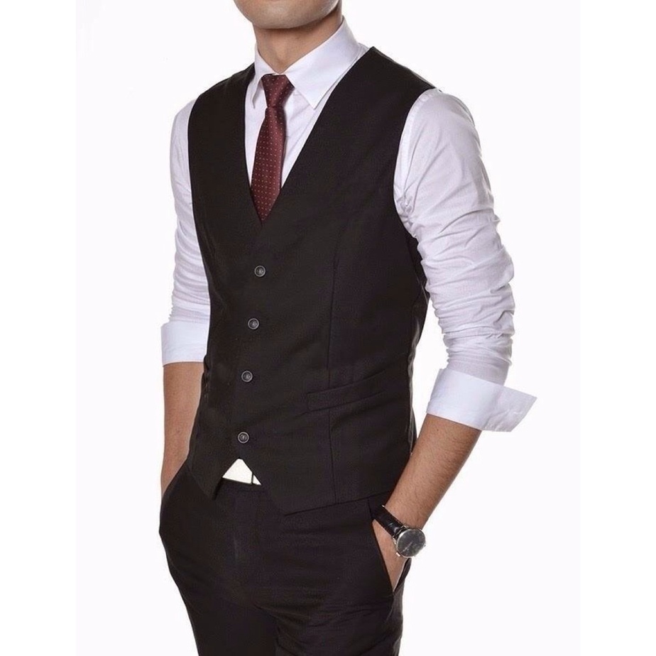 Camisa social sale masculina com colete