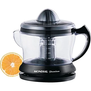 Espremedor Mondial 1,25L com Dupla Rotação e Acionamento Automático Premium E-02 Preto 127V