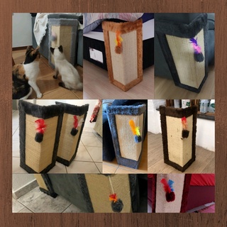 KIT 2 Arranhador Canto De Sofá E Parede Para Gatos diversão T07