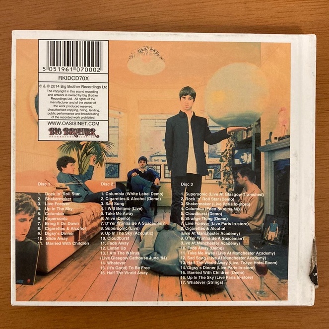 Oasis - Definitely Maybe Remastered 3 CDs (2014) (UK