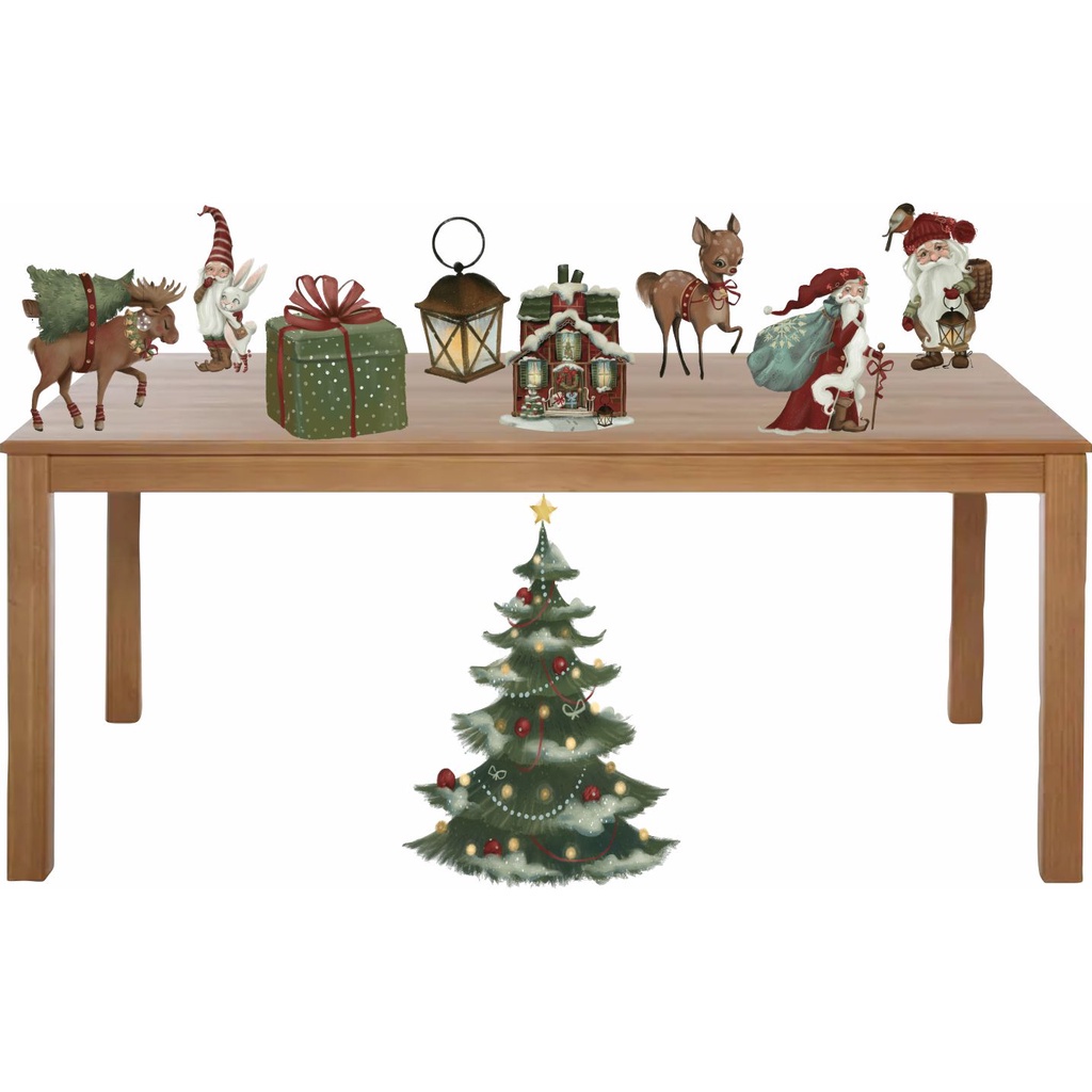 NATAL - Kit Display para mesa e chão | Shopee Brasil