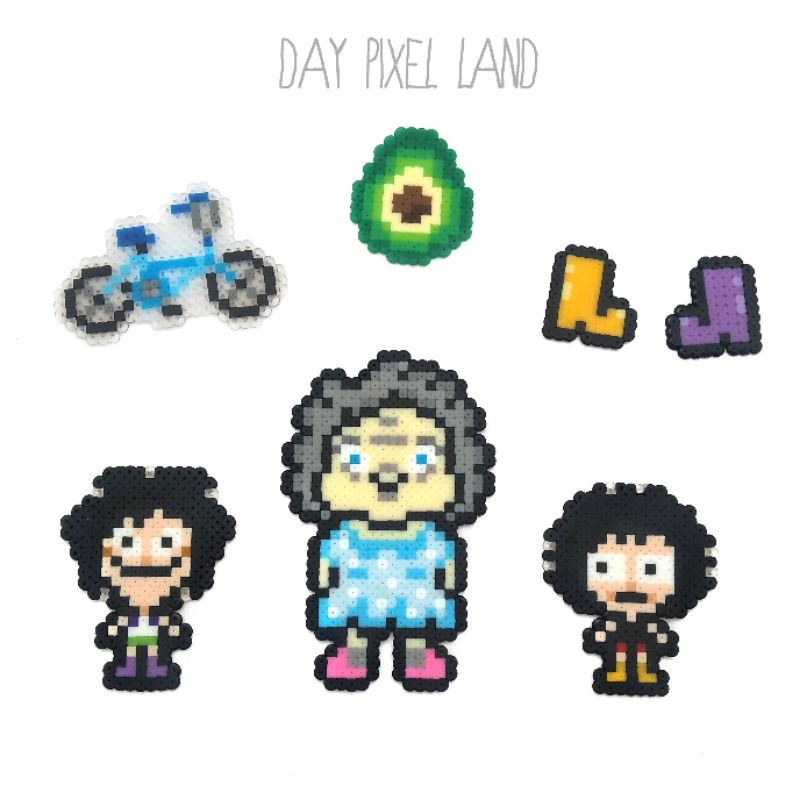 Irmão do Jorel em Pixel Arte (Acessórios e Decoração)