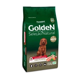 Ração Golden Seleção Natural Cães Filhotes Frango 3Kg