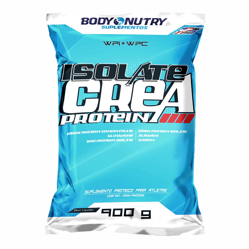 Isolate Whey Crea Mix Protein, 900 g, Body Nutry