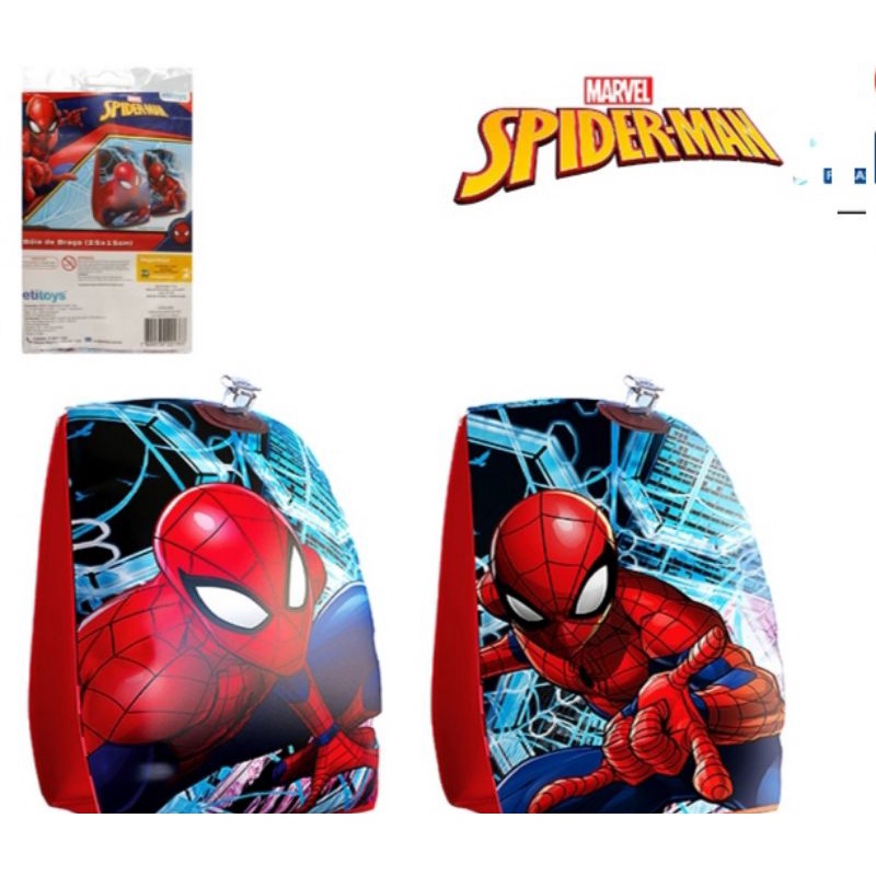 BOIA INFLÁVEL DE BRAÇO INFANTIL HOMEM-ARANHA / SPIDER-MAN 30X15 :  : Brinquedos e Jogos