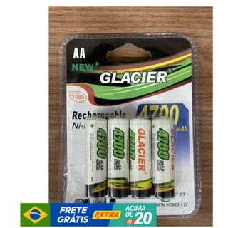 Pilhas Recarregáveis Original SDNMY /GLACIER AA 4700mAh